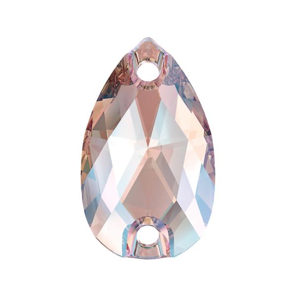 Swarovski Sew-on Crystals 3230 12 x 7 mm Light Rose Shimmer F