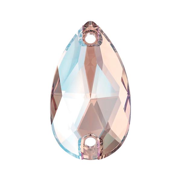 Swarovski Sew-on Crystals 3230 18 x 10,5 mm Light Rose Shimmer F