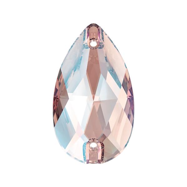 Swarovski Sew-on Crystals 3230 28 x 17 mm Light Rose Shimmer F