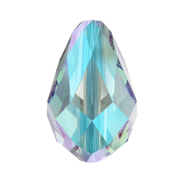 Swarovski Crystal Beads 5500 9 x 6 mm Aquamarine Shimmer 2X