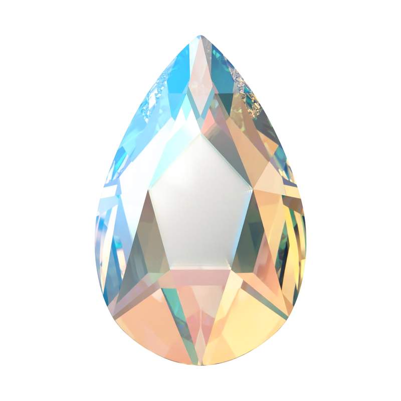 Swarovski Flatback Crystals 2303 14 x 9 mm Crystal Shimmer F