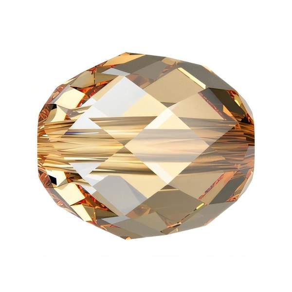Swarovski Crystal Beads 5044 7 x 6 mm Crystal Golden Shadow