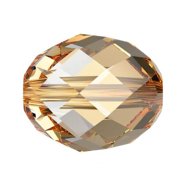 Swarovski Crystal Beads 5044 9,5 x 8 mm Crystal Golden Shadow