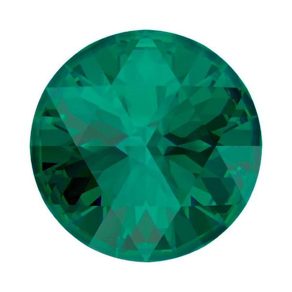 Swarovski Round Stones 1401 11,8 mm Emerald Ignite