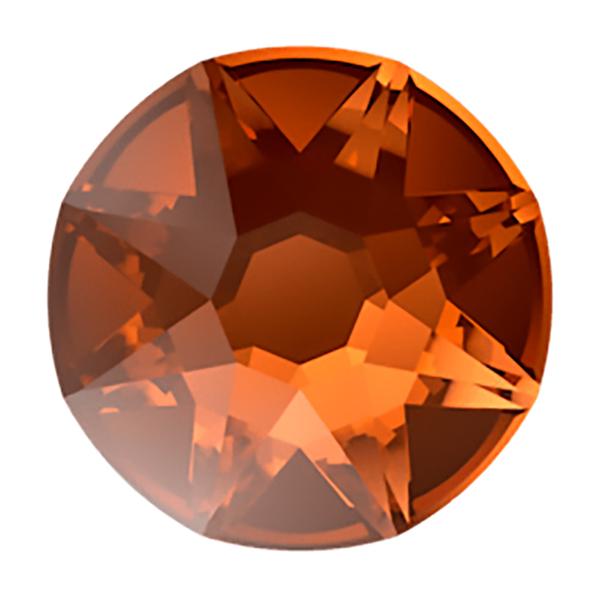Swarovski Flatback Crystals 2088 ss 34 Smoked Amber F