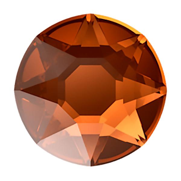 Swarovski Hotfix Crystals 2078 ss 34 Smoked Amber A HF