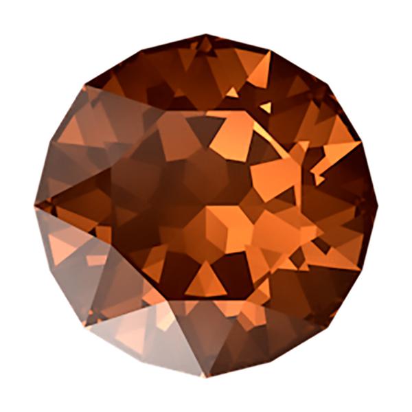 Swarovski Round Stones 1088 pp 24 Smoked Amber F