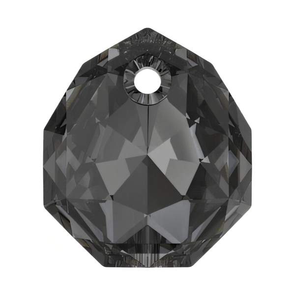 Swarovski Crystal Pendants 6436 11,5 mm Crystal Silver Night