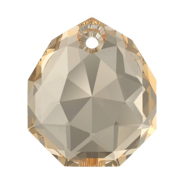 Swarovski Crystal Pendants 6436 16 mm Crystal Golden Shadow