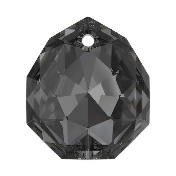 Swarovski Crystal Pendants 6436 16 mm Crystal Silver Night