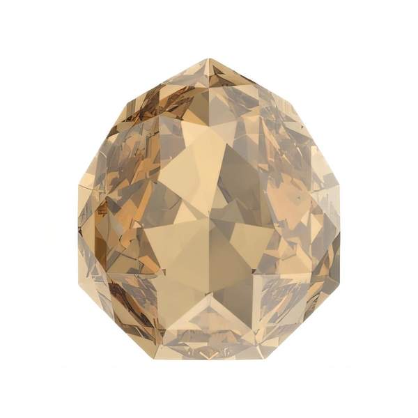 Swarovski Fancy Stones 4329 8 x 7 mm Crystal Golden Shadow F