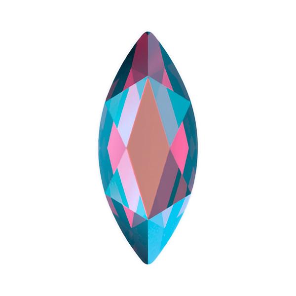 Swarovski Flatback Crystals 2201 14 x 6 mm Fuchsia Shimmer F