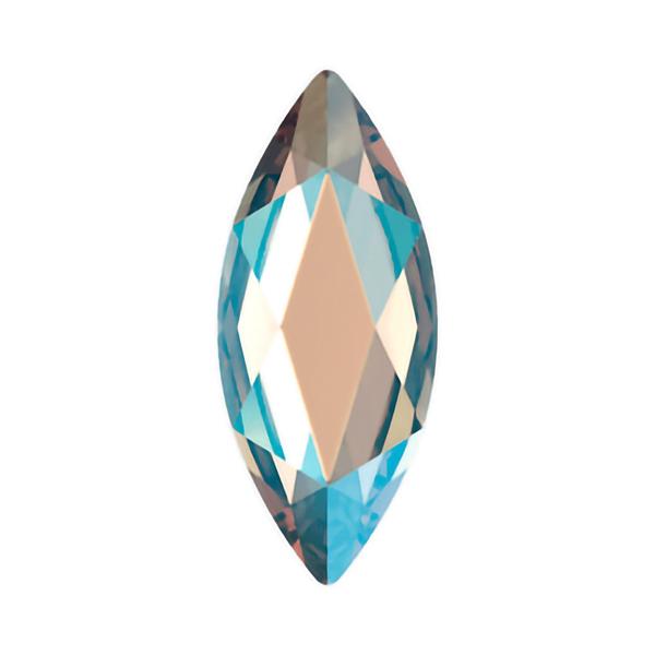 Swarovski Flatback Crystals 2201 14 x 6 mm Silk Shimmer F