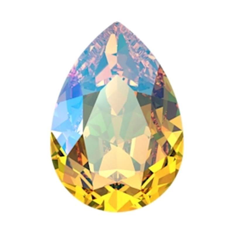 Swarovski Fancy Stones 4320 8 x 6 mm Light Topaz Shimmer F