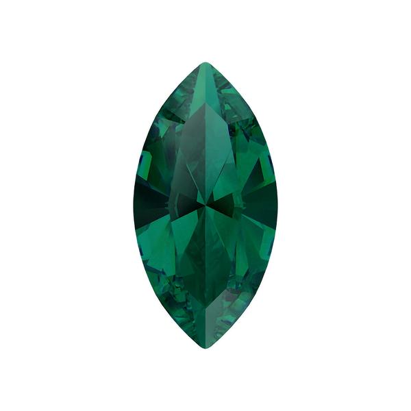 Swarovski Fancy Stones 4228 6 x 3 mm Emerald Ignite