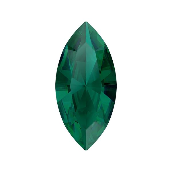 Swarovski Fancy Stones 4228 15 x 7 mm Emerald Ignite