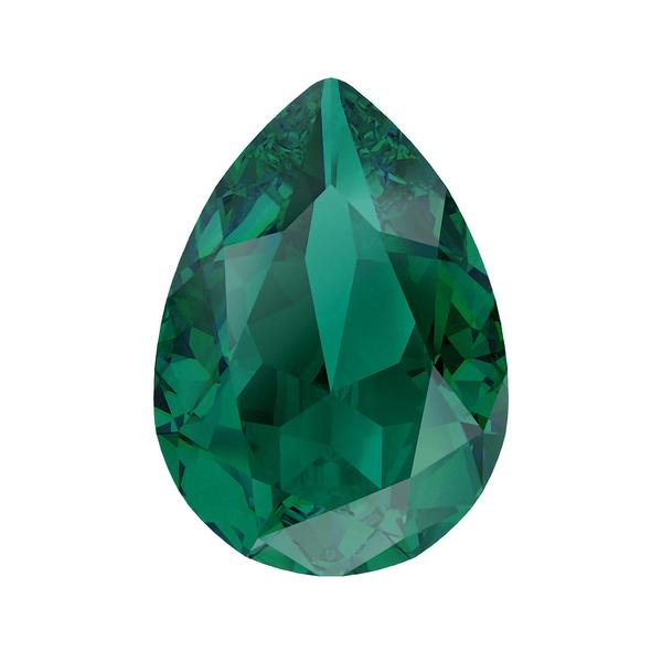 Swarovski Fancy Stones 4320 14 x 10 mm Emerald Ignite