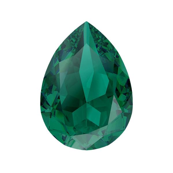 Swarovski Fancy Stones 4320 18 x 13 mm Emerald Ignite