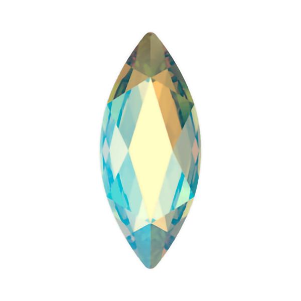 Swarovski Flatback Crystals 2201 14 x 6 mm Light Topaz Shimmer F