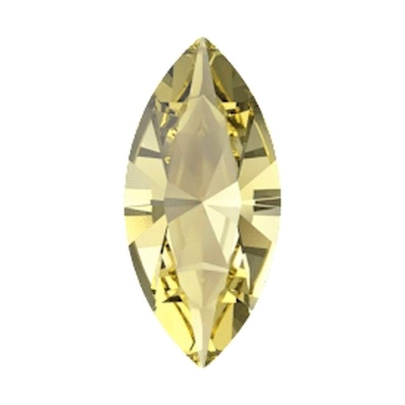 Swarovski Fancy Stones 4228 15 x 7 mm Jonquil Ignite