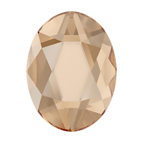 Swarovski Flatback Crystals 2603 4 x 3 mm Crystal Golden Shadow F