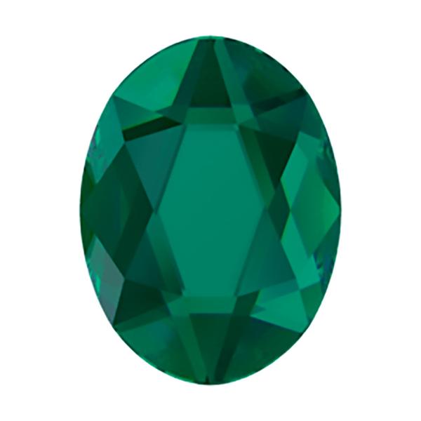 Swarovski Hotfix Crystals 2603 14 x 10 mm Emerald M HF