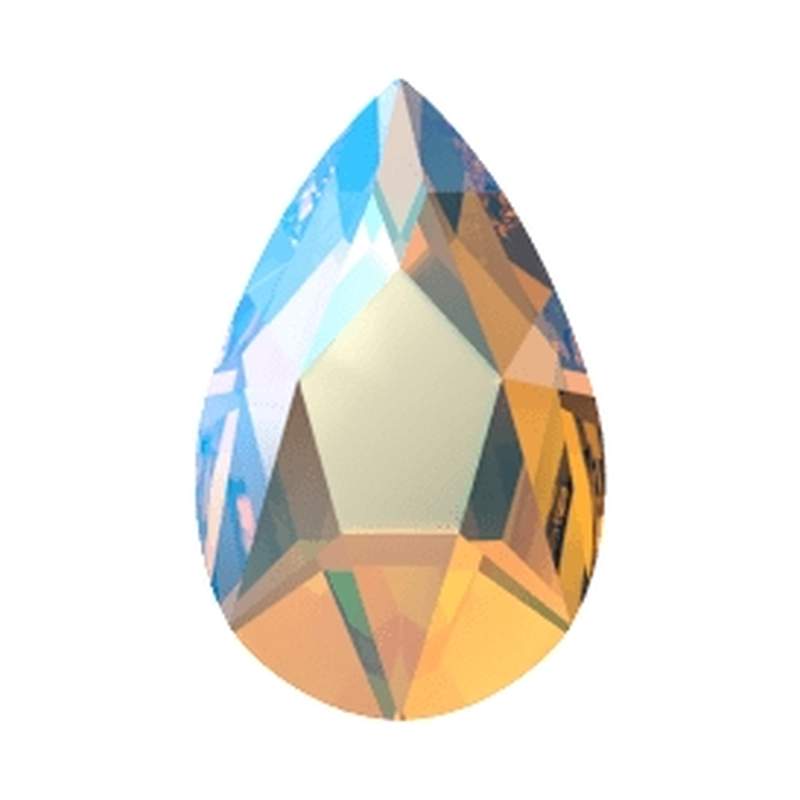 Swarovski Hotfix Crystals 2303 14 x 9 mm Light Topaz Shimmer M HF