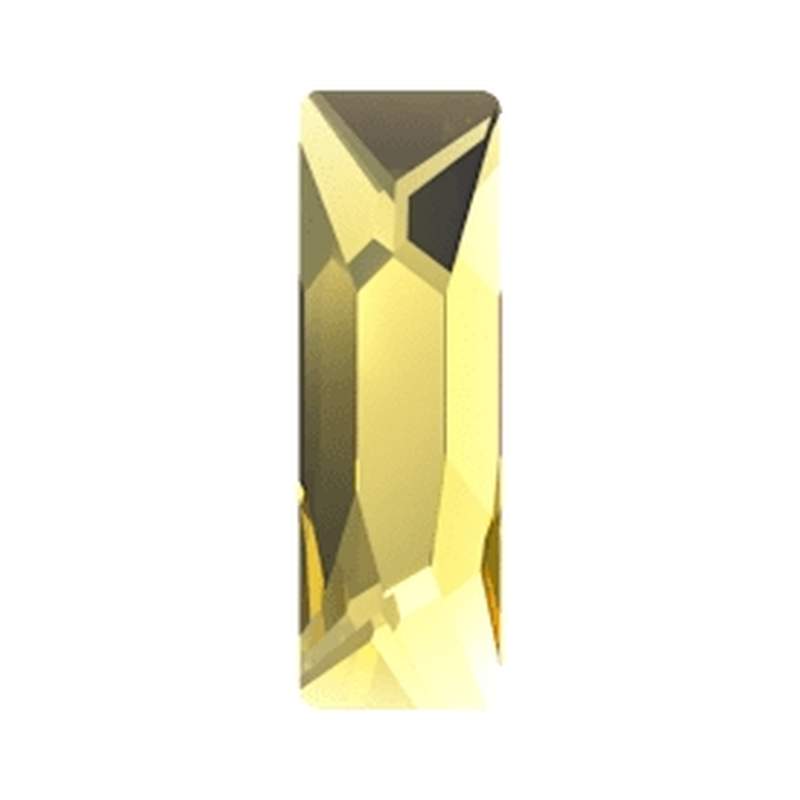 Swarovski Flatback Crystals 2555 12 x 4 mm Light Topaz F