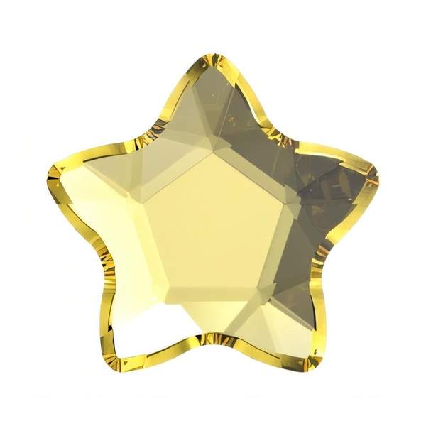 Swarovski Hotfix Crystals 2754 4 mm Light Topaz M HF