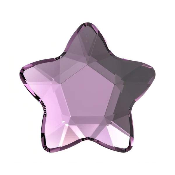 Swarovski Hotfix Crystals 2754 6 mm Amethyst M HF