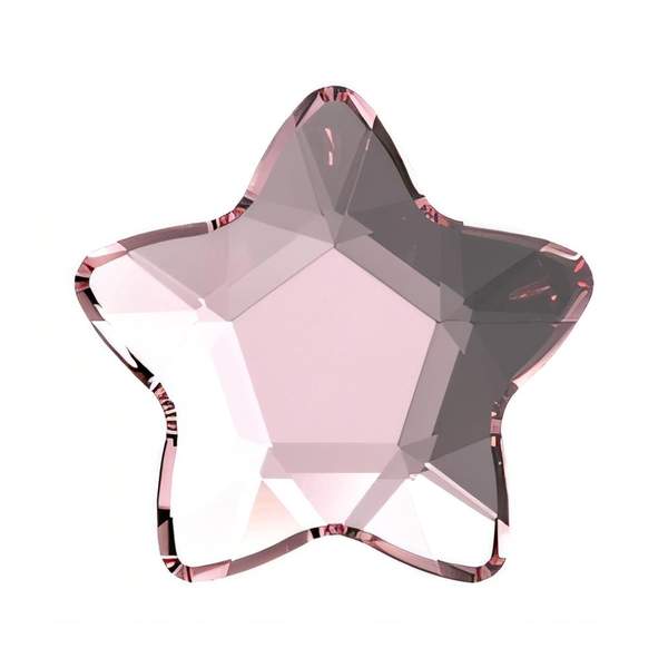 Swarovski Flatback Crystals 2754 6 mm Light Rose F