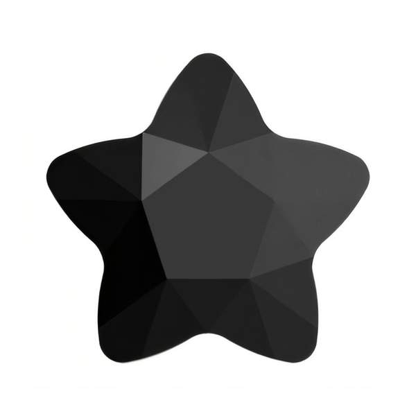 Swarovski Flatback Crystals 2754 6 mm Jet