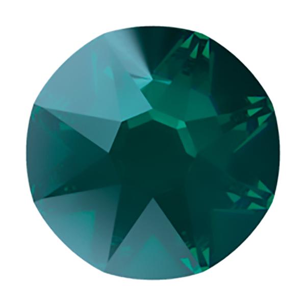 Swarovski Flatback Crystals 2088 ss 16 Emerald Nightfall F
