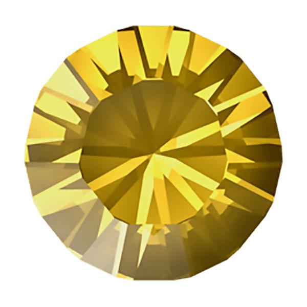 Swarovski Round Stones 1028 pp 13 Golden Topaz F