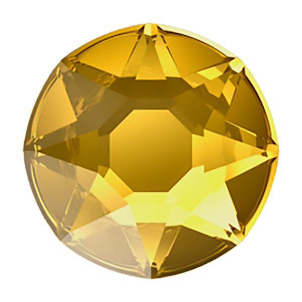 Swarovski Hotfix Crystals 2078 ss 16 Golden Topaz A HF