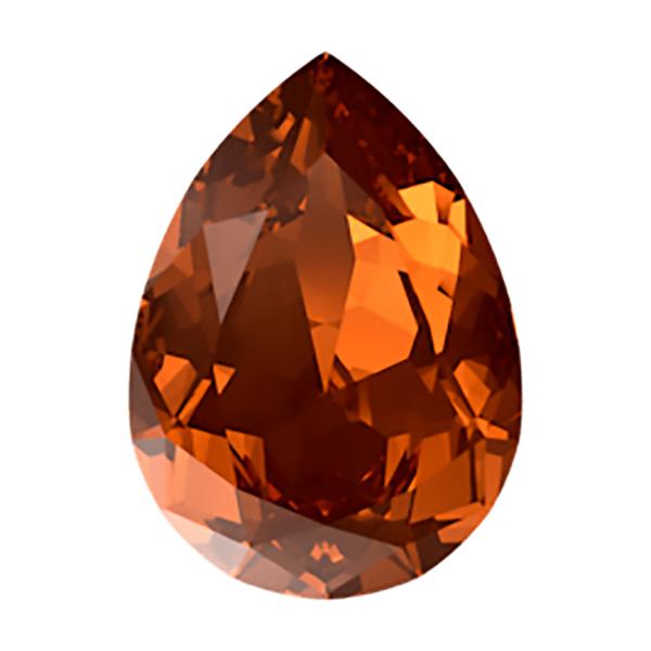 Swarovski Fancy Stones 4320 8 x 6 mm Smoked Amber F