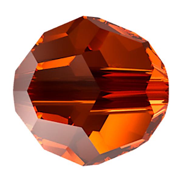 Swarovski Crystal Beads 5000 4 mm Smoked Amber