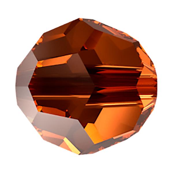 Swarovski Crystal Beads 5000 8 mm Smoked Amber