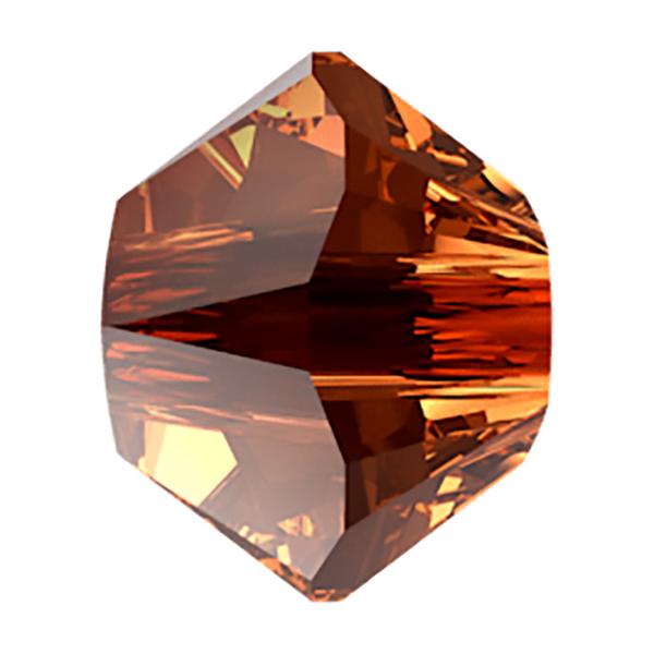 Swarovski Crystal Beads 5328 3 mm Smoked Amber