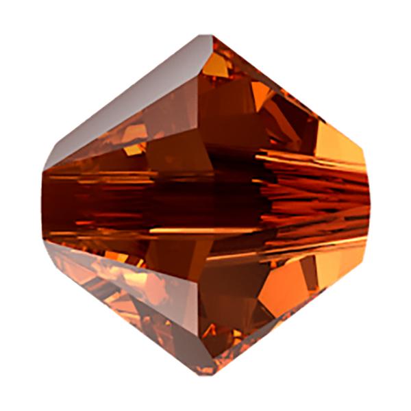 Swarovski Crystal Beads 5328 5 mm Smoked Amber
