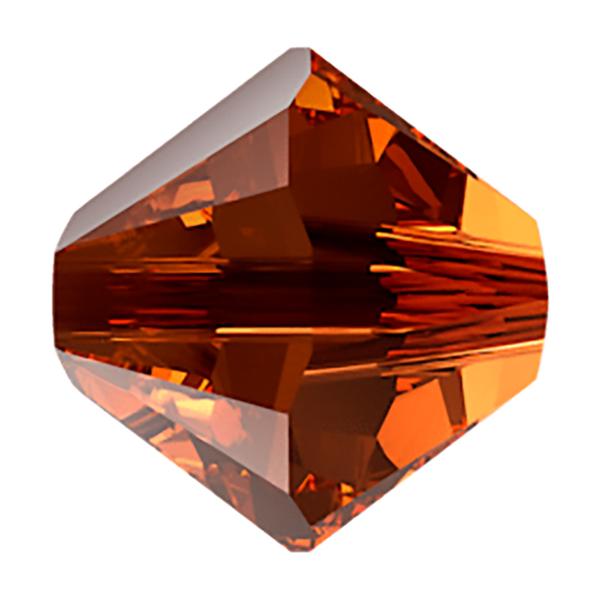 Swarovski Crystal Beads 5328 6 mm Smoked Amber