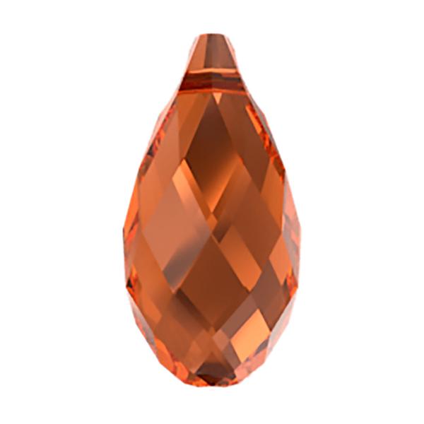 Swarovski Crystal Pendants 6010 13 x 6,5 mm Smoked Amber