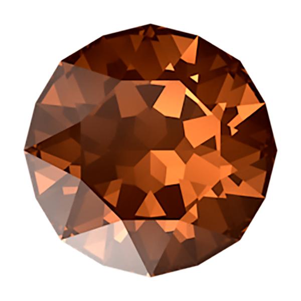 Swarovski Round Stones 1088 pp 14 Smoked Amber F