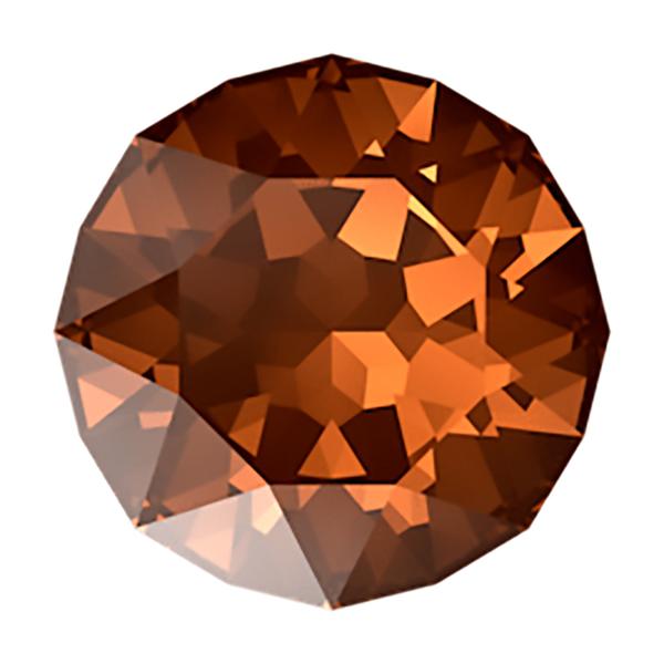 Swarovski Round Stones 1088 pp 18 Smoked Amber F
