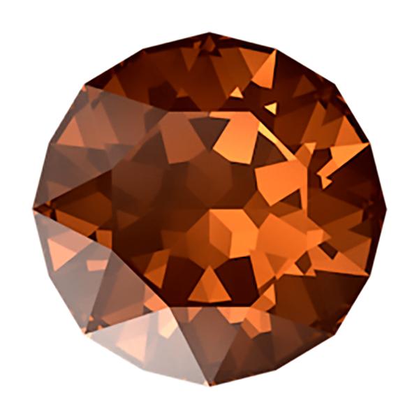 Swarovski Round Stones 1088 pp 31 Smoked Amber F