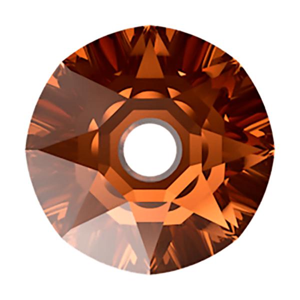 Swarovski Sew-on Crystals 3188 4 mm Smoked Amber F