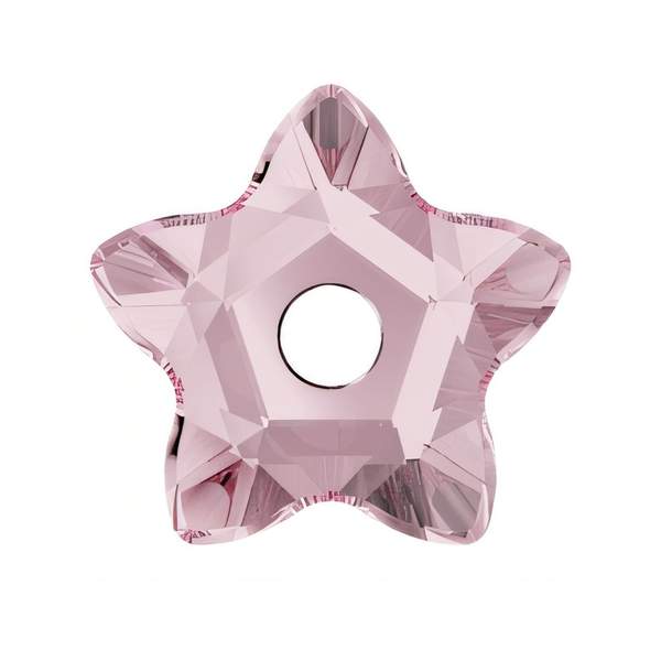 Swarovski Sew-on Crystals 3754 7 mm Light Rose F