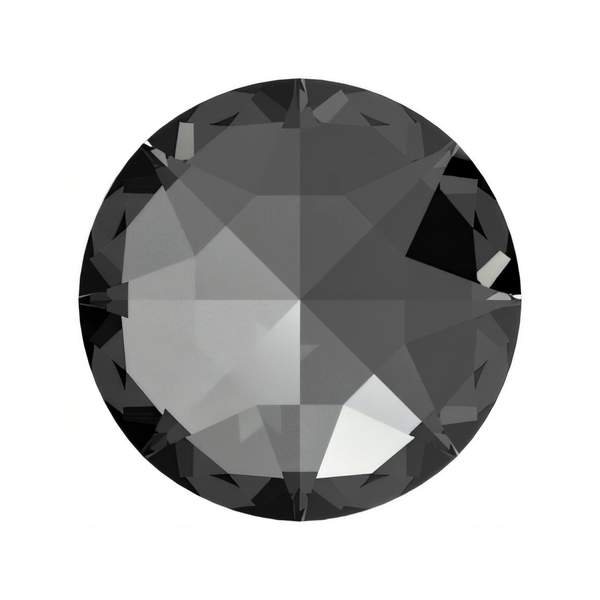 Swarovski Round Stones 1098 ss 34 Crystal Silver Night F