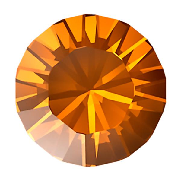 Swarovski Round Stones 1028 pp 2 Light Amber F