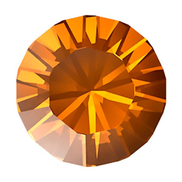 Swarovski Round Stones 1028 pp 4 Light Amber F